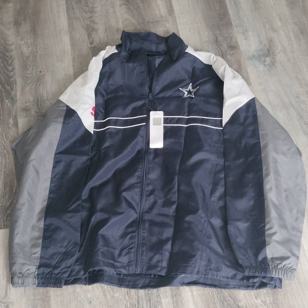 Dallas Cowboys Windbreaker SZ XXL New With Tags Dunbrooke